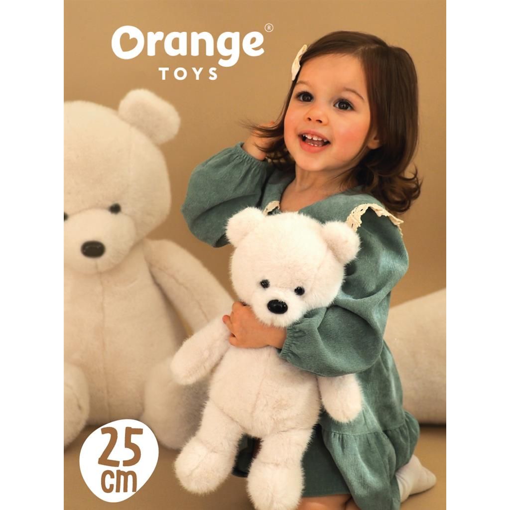 Teddybeer Wit 1, Orange Toys