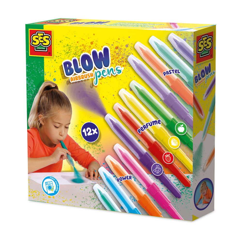 Blow airbrush pens - Power pastel en geur 12st