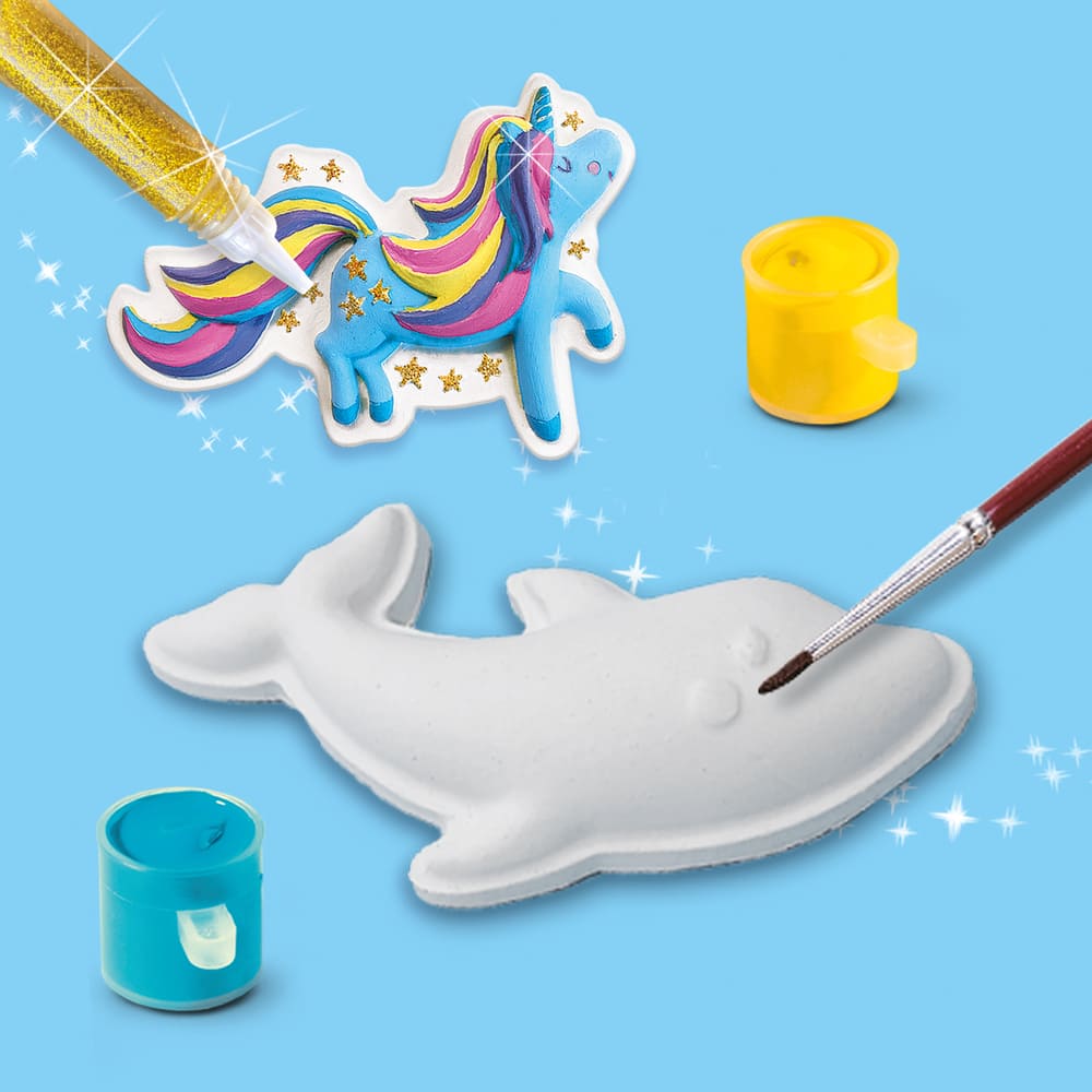 Gieten en schilderen - Mega box unicorn en zeemeermin