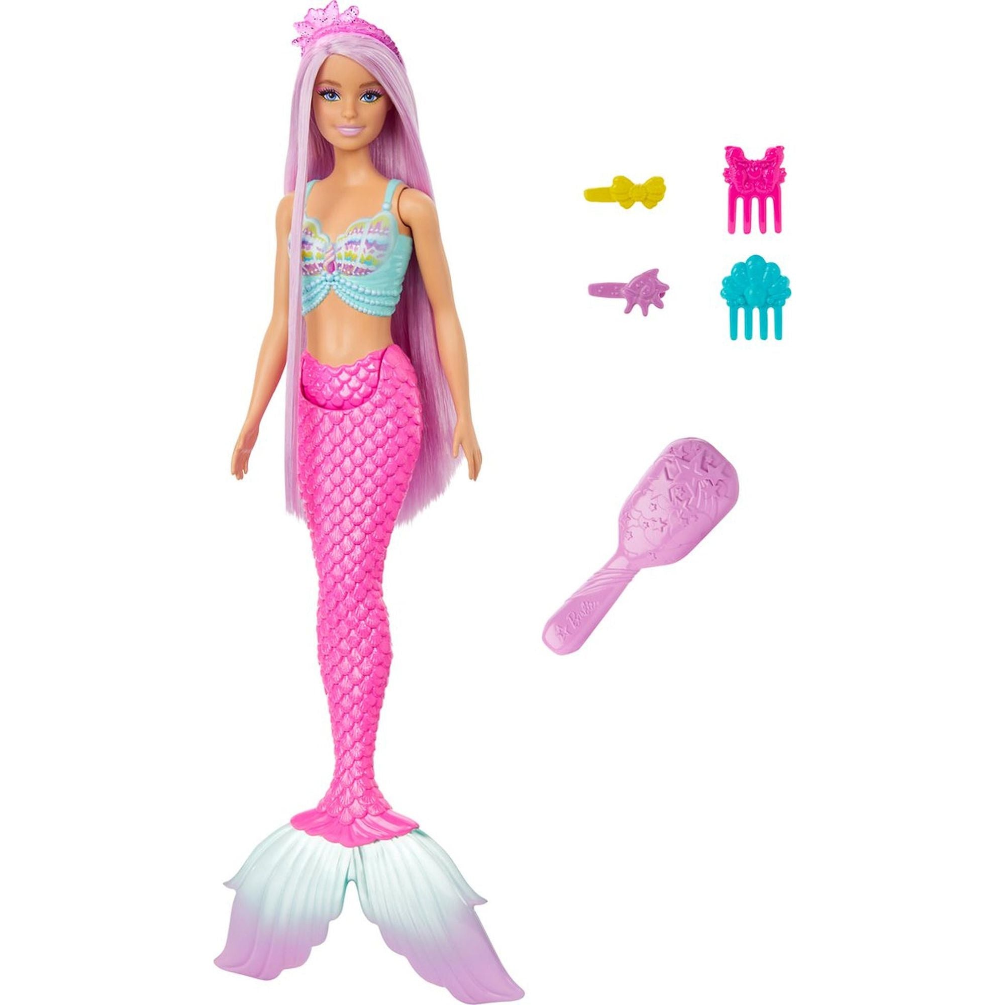 Barbie Fairytale Zeemeermin - roze staart