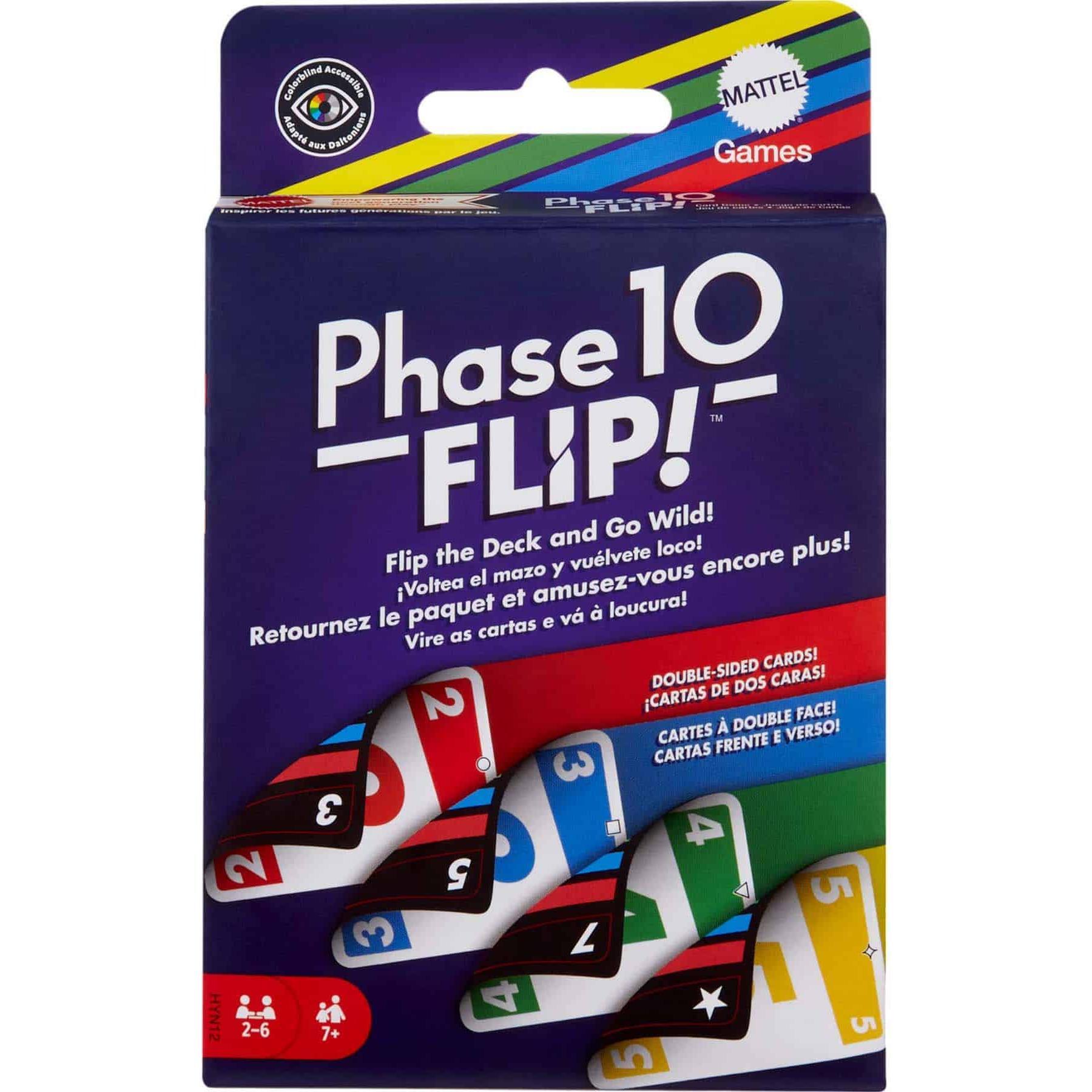 Phase 10 Flip!, Mattel