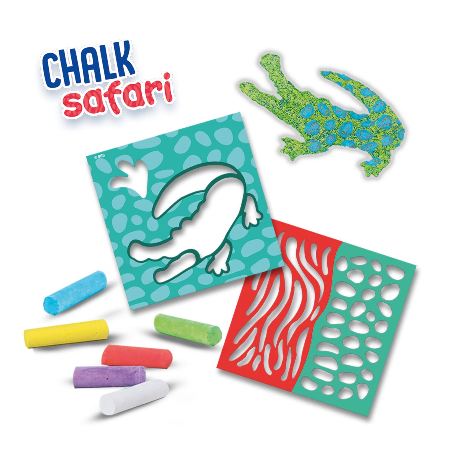 Stoepkrijt set safari, SES