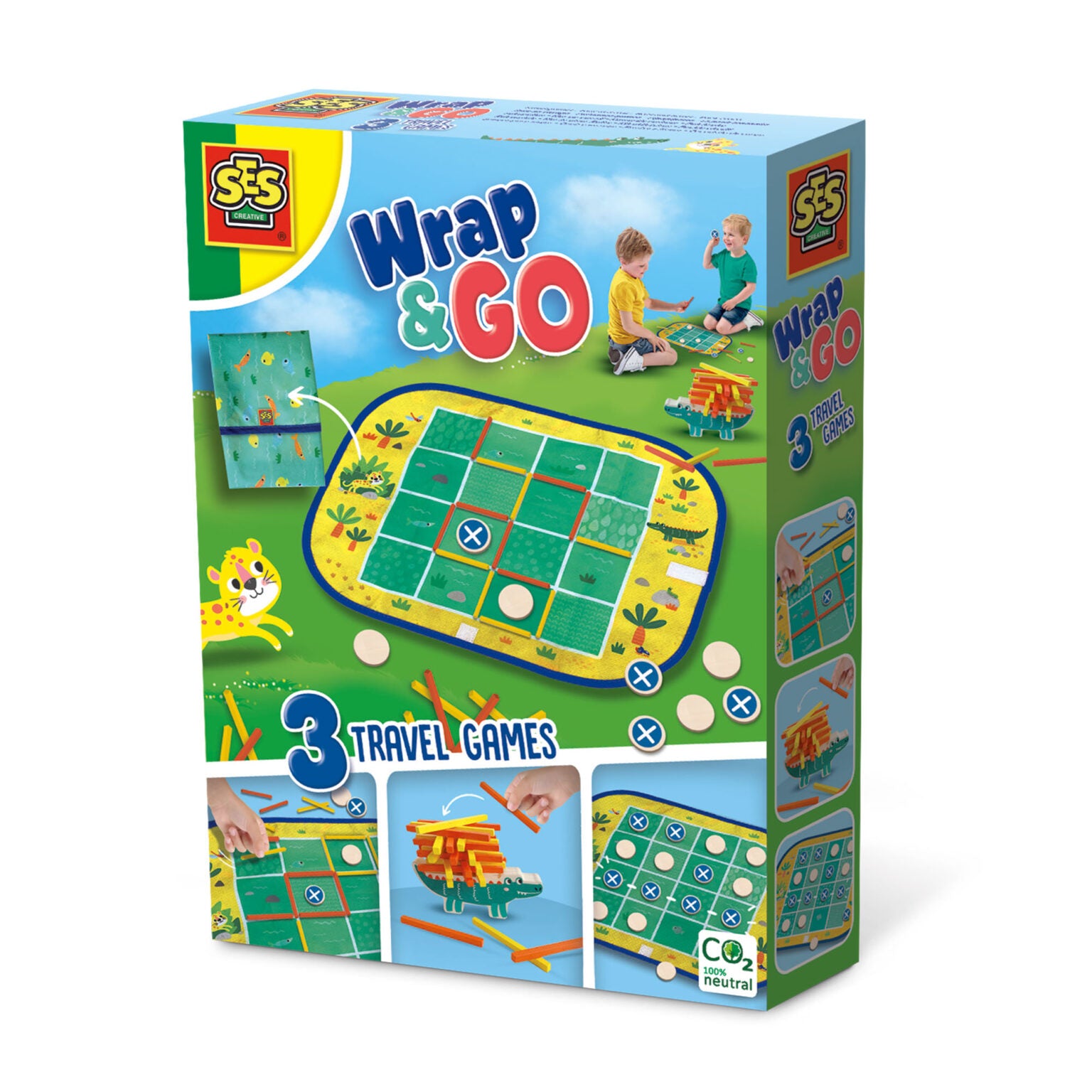 Wrap en go 3 in 1 reisspellen 1, SES