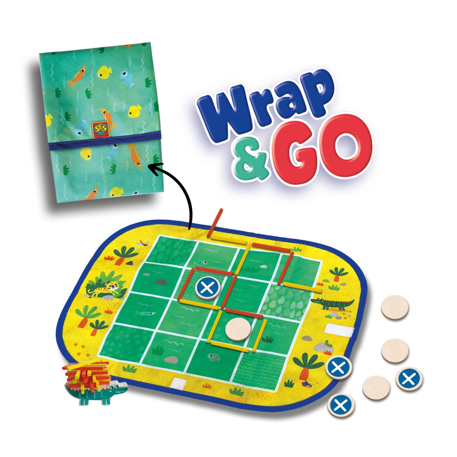 Wrap en go 3 in 1 reisspellen 1, SES