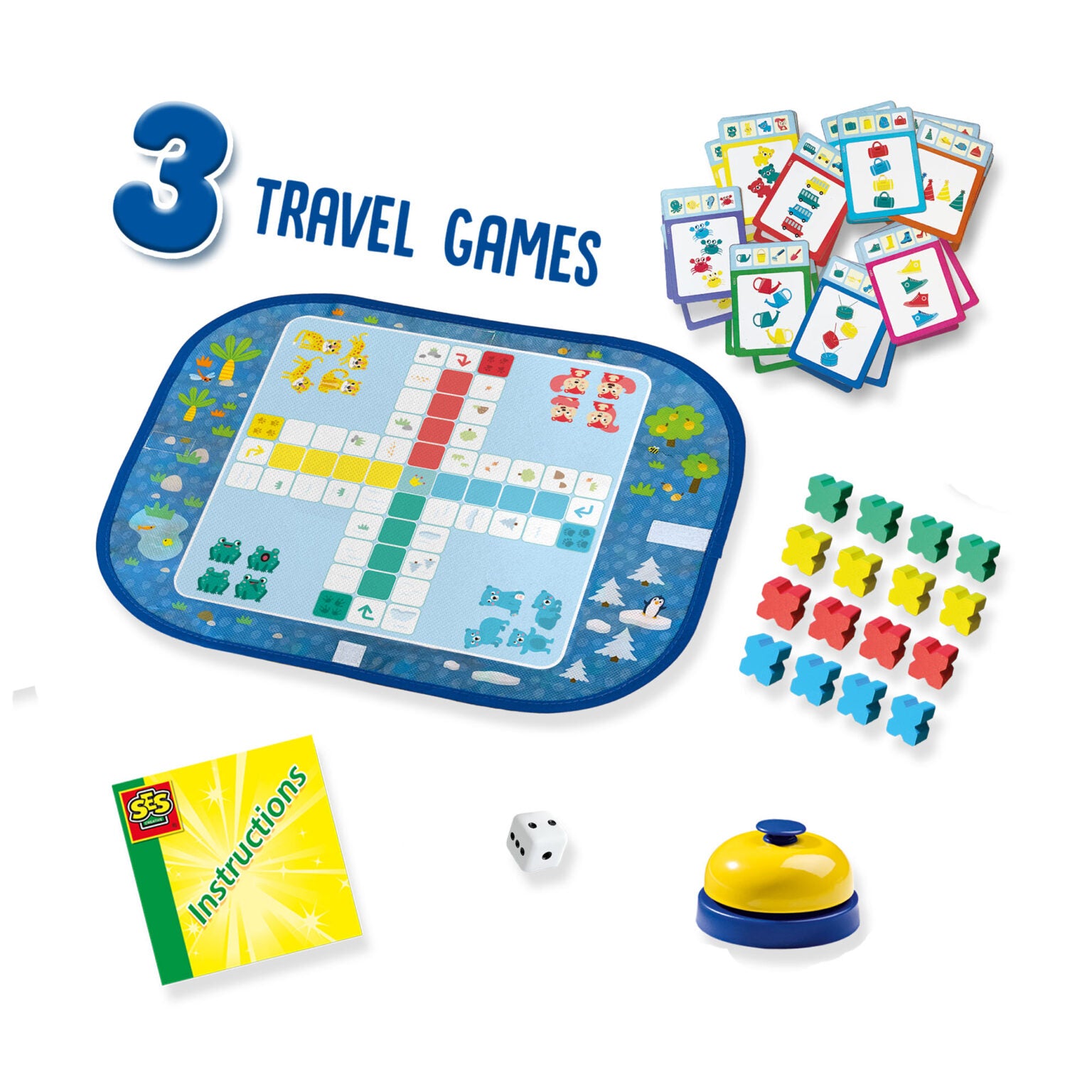 Wrap en go 3 in 1 reisspellen 2, SES