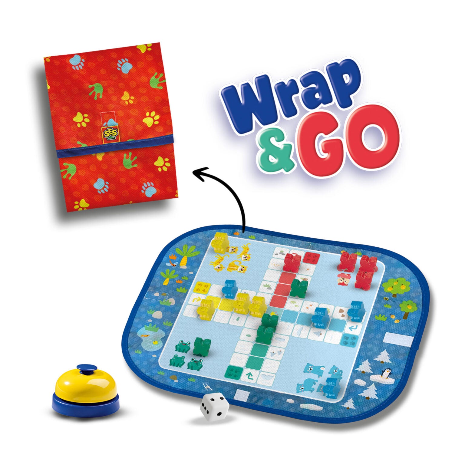 Wrap en go 3 in 1 reisspellen 2, SES