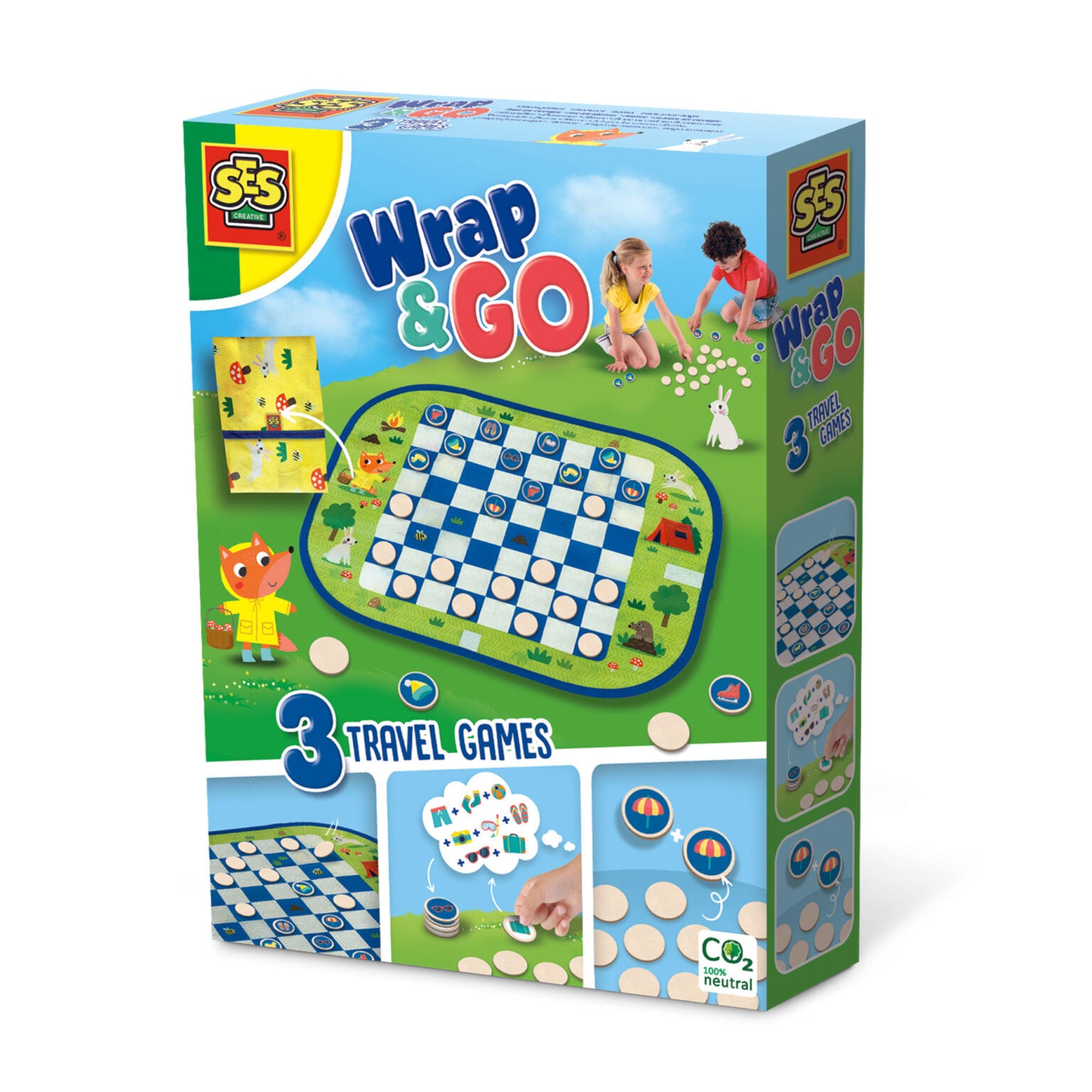 Wrap en go 3 in 1 reisspellen 3, SES