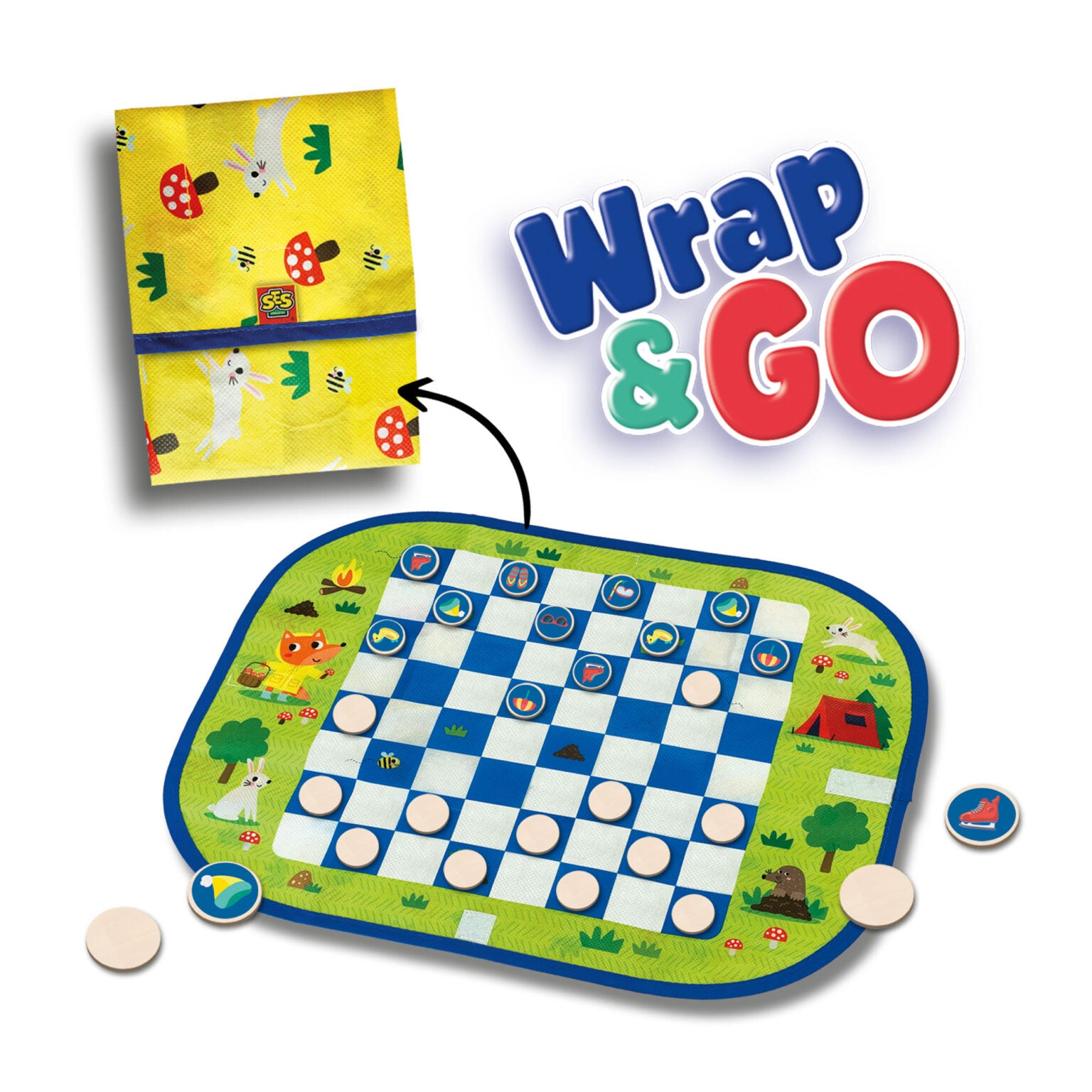 Wrap en go 3 in 1 reisspellen 3, SES
