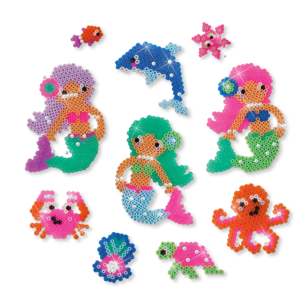 Strijkkralen - Zeemeerminnen oceaan