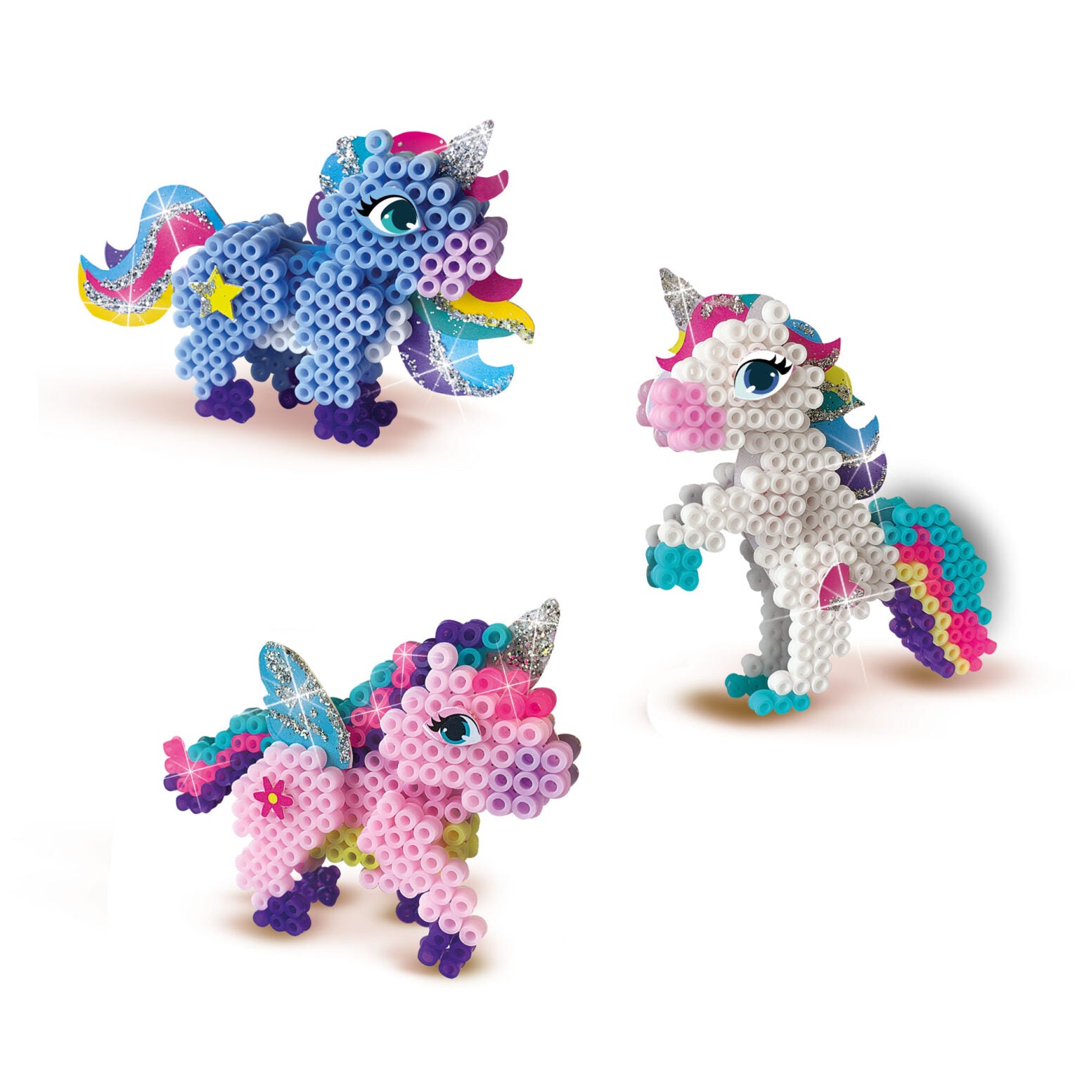 Strijkkralen unicorns, SES