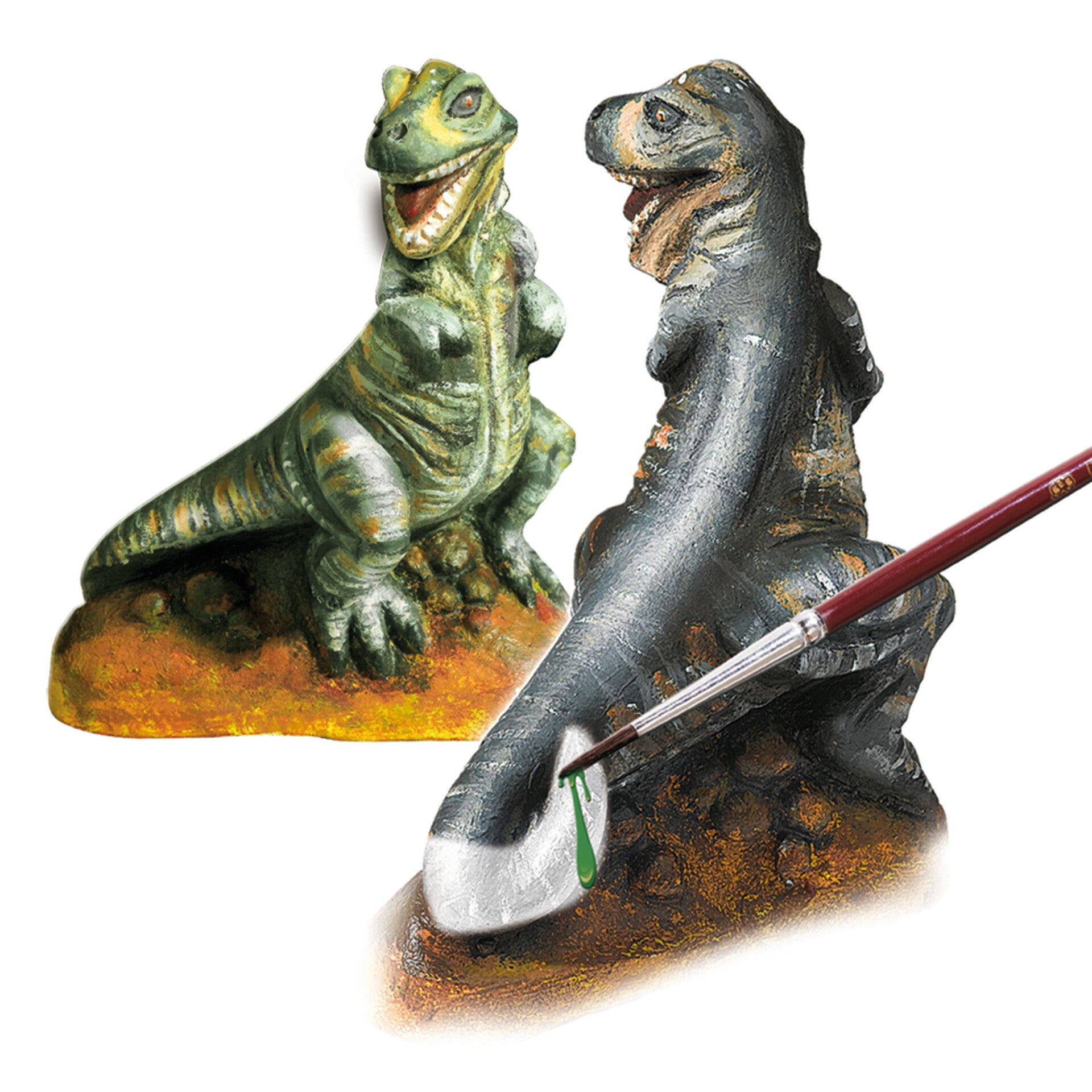 Gieten en schilderen Dino, SES
