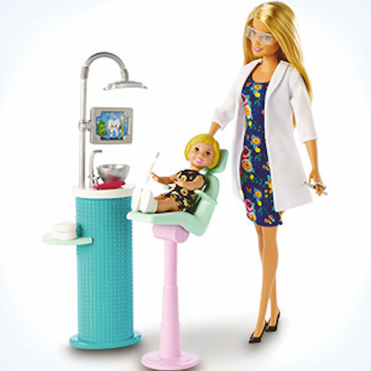 Barbie Tandartspop en Speelset