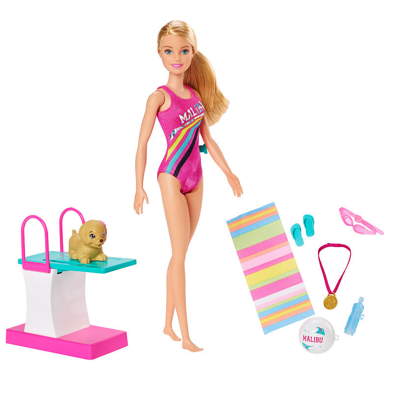 Barbie Dreamhouse Adventures - Barbie zwempop
