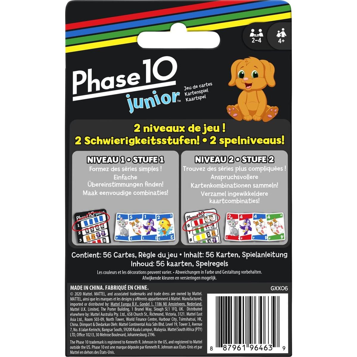 Phase 10 Junior, Mattel