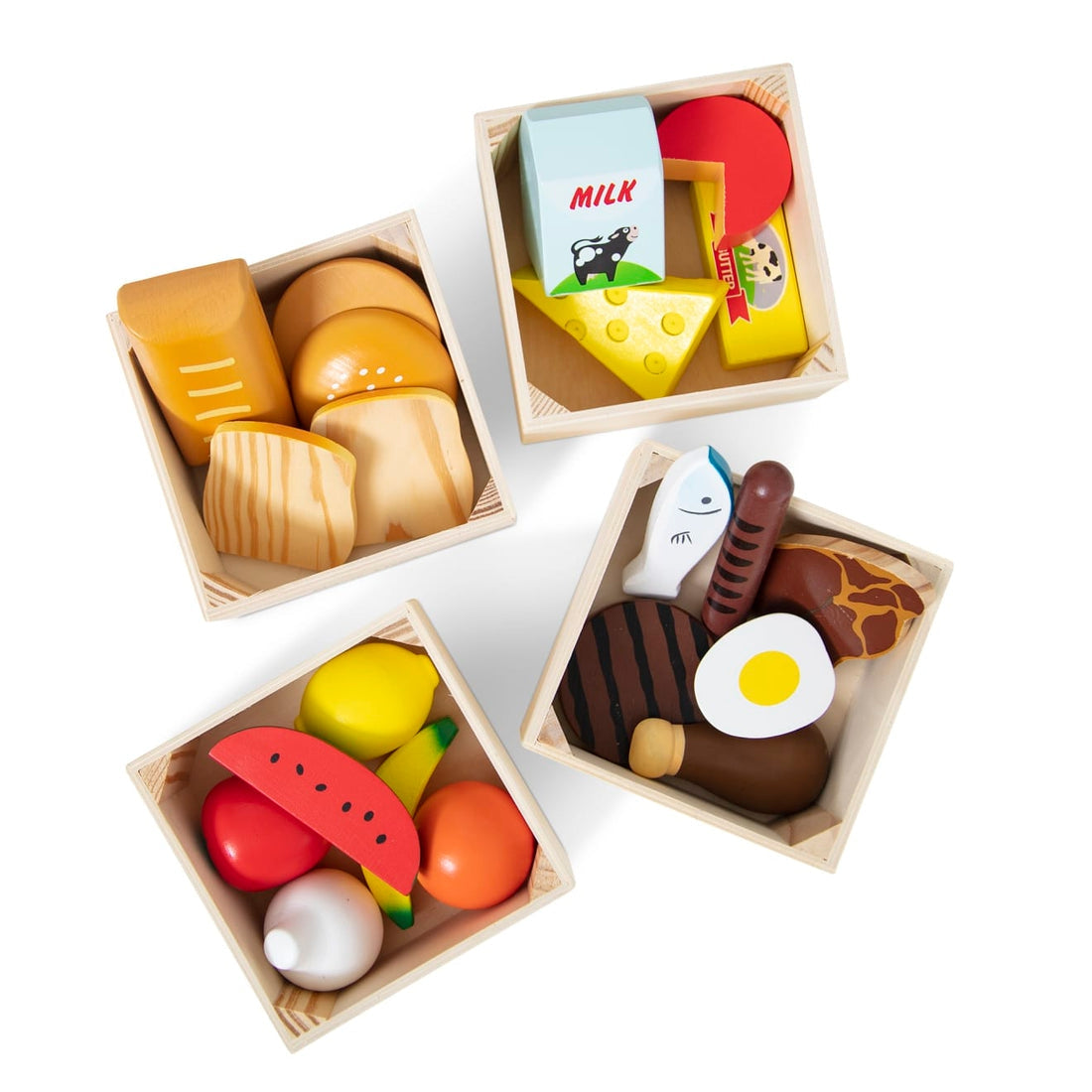 Speelset eten in kratjes, Melissa & Doug