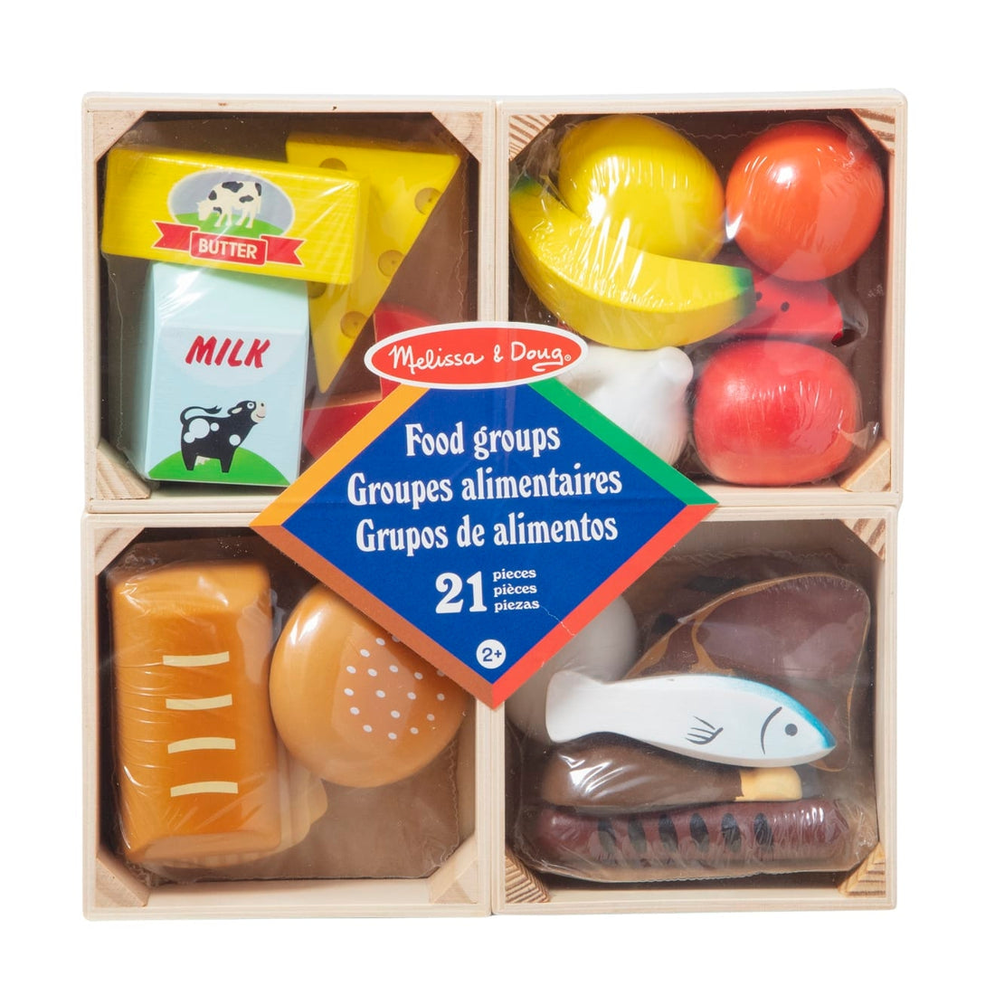 Speelset eten in kratjes, Melissa & Doug