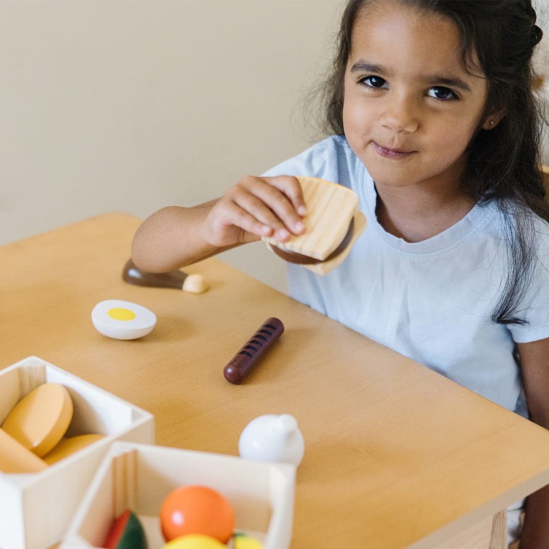 Speelset eten in kratjes, Melissa & Doug