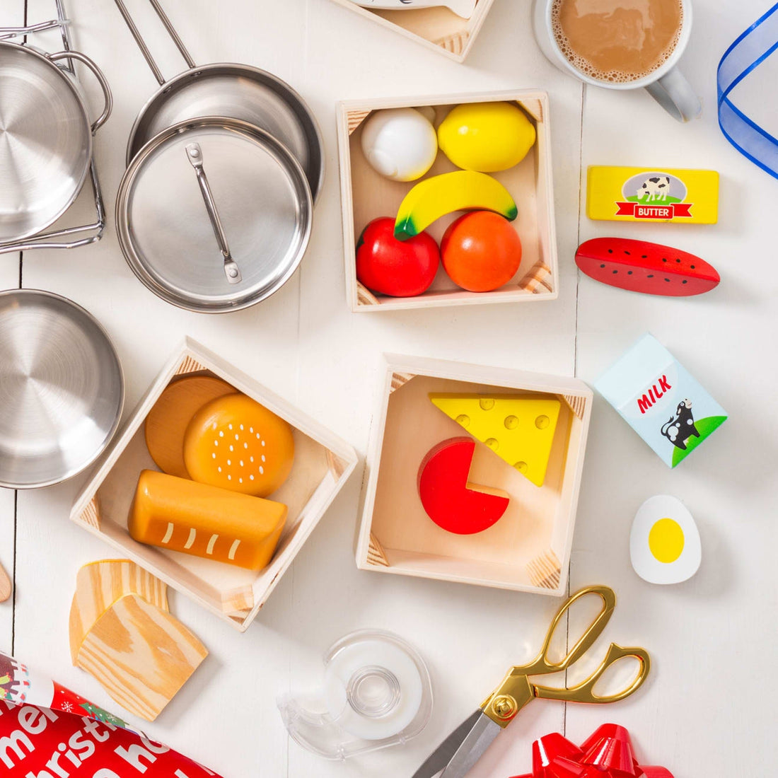 Speelset eten in kratjes, Melissa & Doug