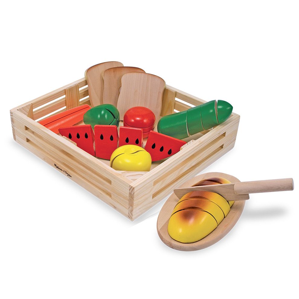 Snijset eten in krat, Melissa & Doug