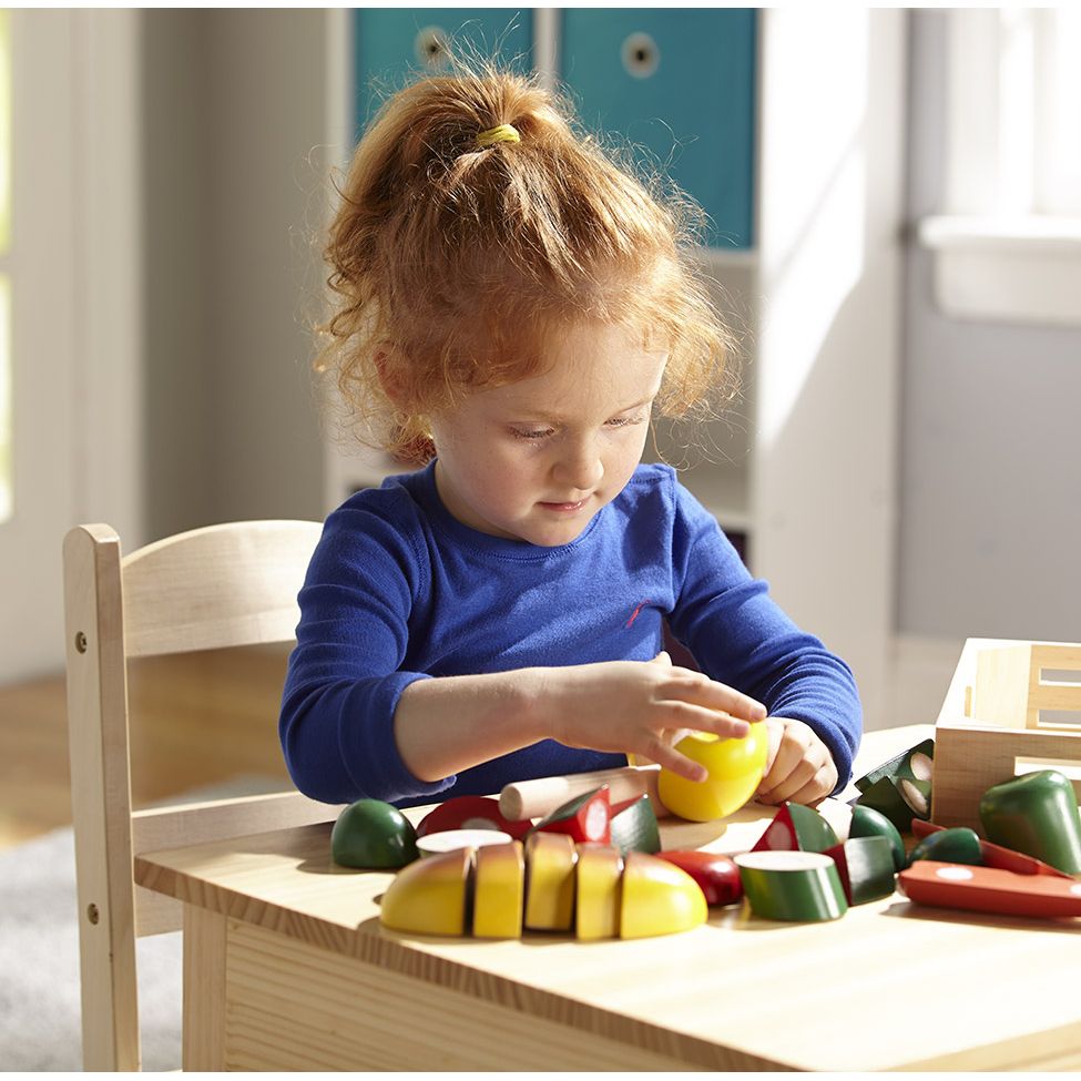 Snijset eten in krat, Melissa & Doug