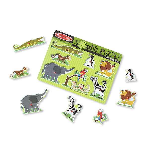 Geluidenpuzzel dierentuin, Melissa & Doug