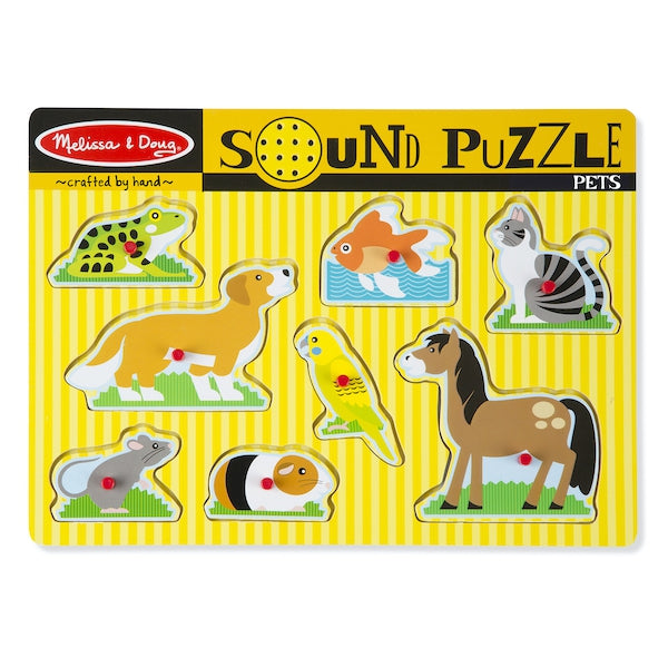Geluidenpuzzel huisdieren, Melissa & Doug