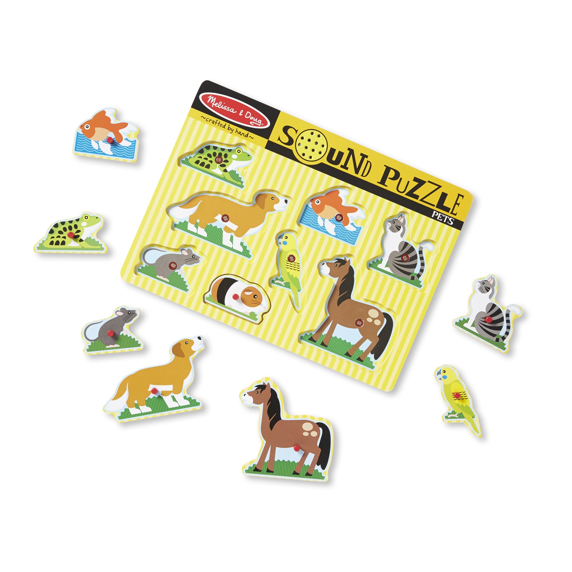 Geluidenpuzzel huisdieren, Melissa & Doug
