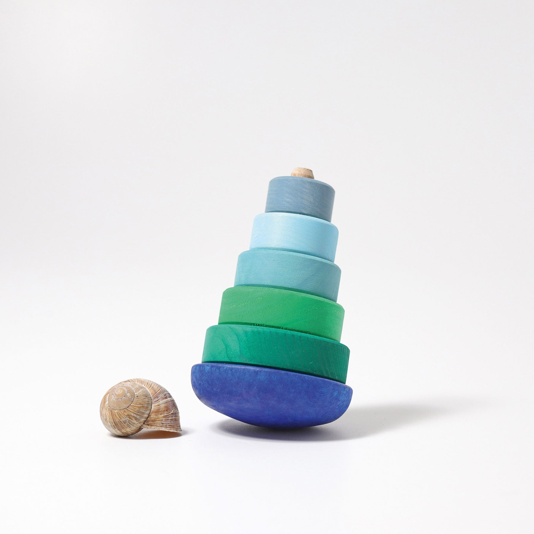 Blauwe wiebel stapeltoren, Grimm's