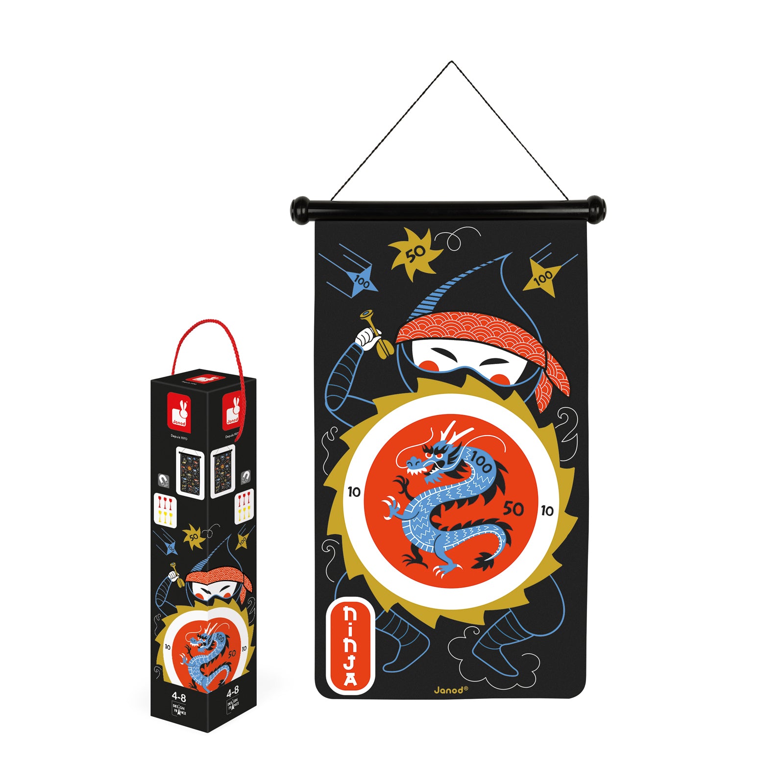 Spel - Dartspel Ninja, Janod