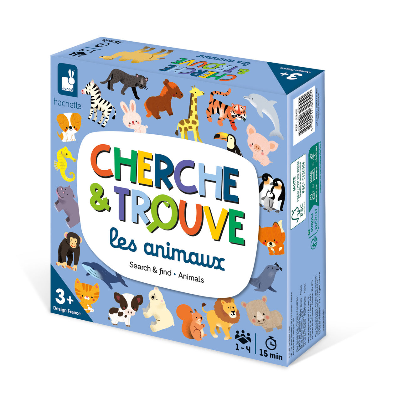 Spel - Zoek En Vind - Dieren, Janod