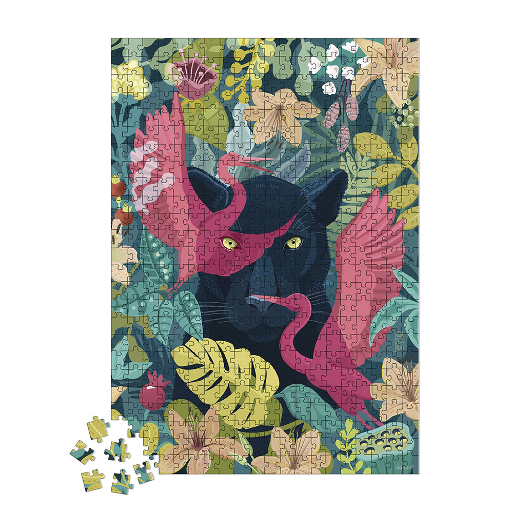 Kidult Puzzel - Mysterieuze Panter, Janod