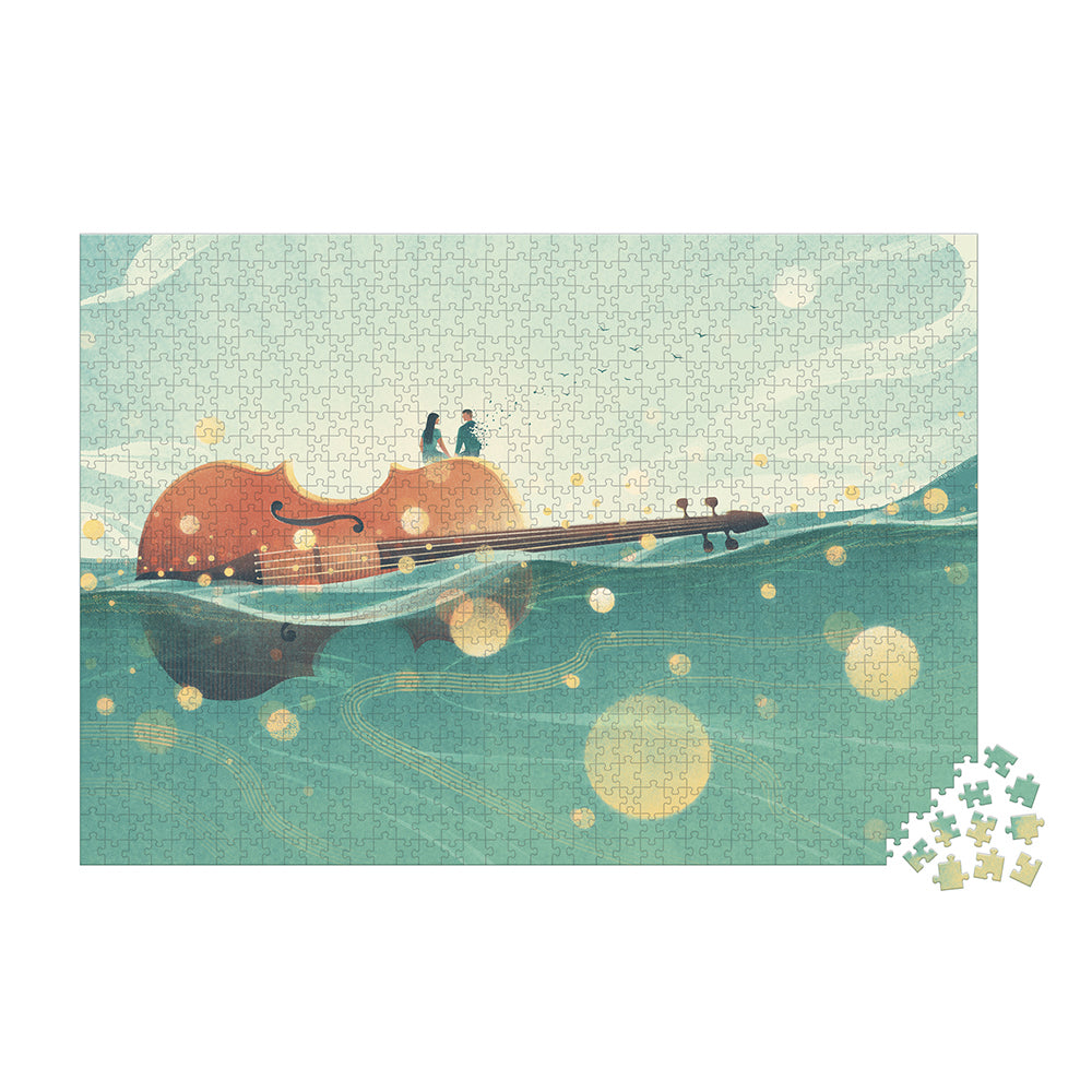 Kidult Puzzel - De Reizende Viool, Janod