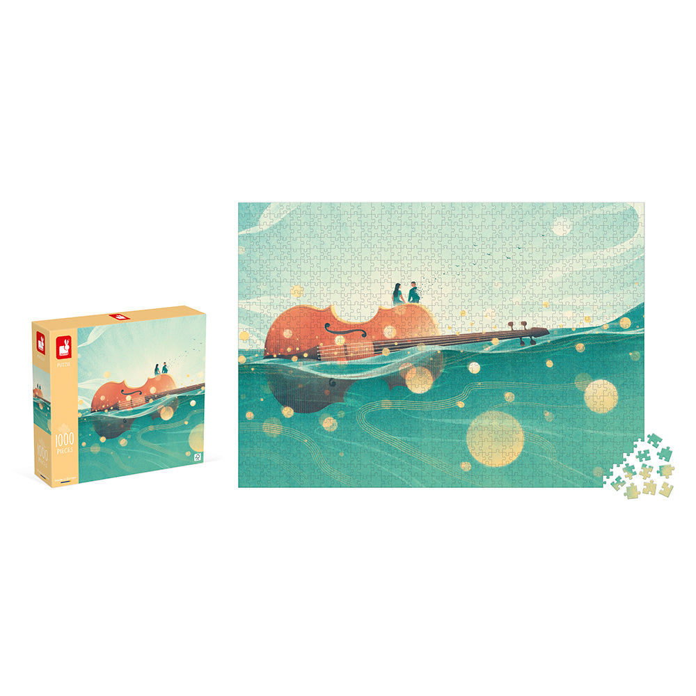 Kidult Puzzel - De Reizende Viool, Janod