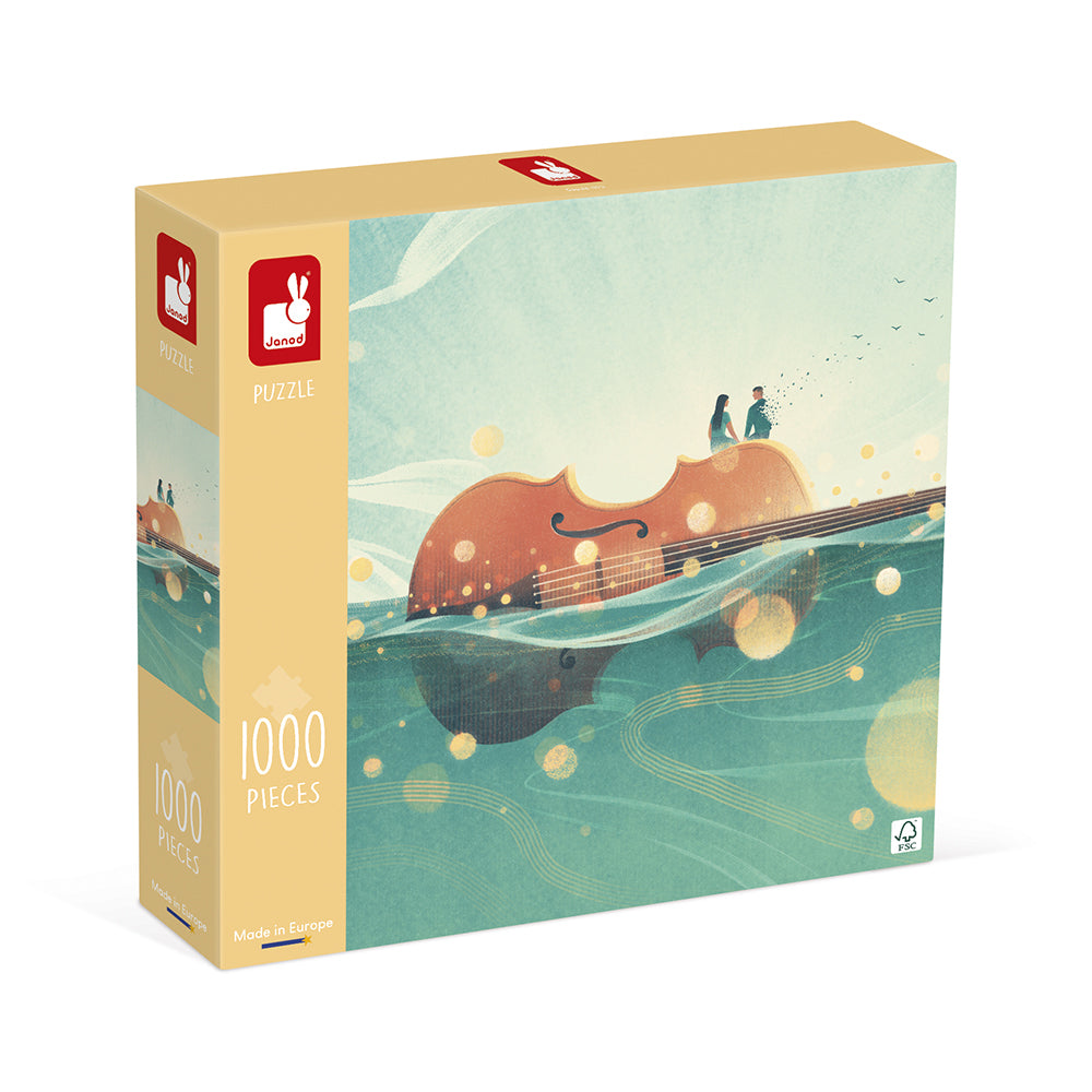 Kidult Puzzel - De Reizende Viool, Janod