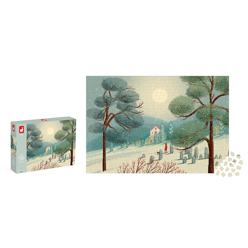Kidult Puzzel - Een Winters Wonderland, Janod