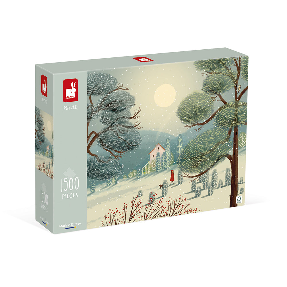 Kidult Puzzel - Een Winters Wonderland, Janod