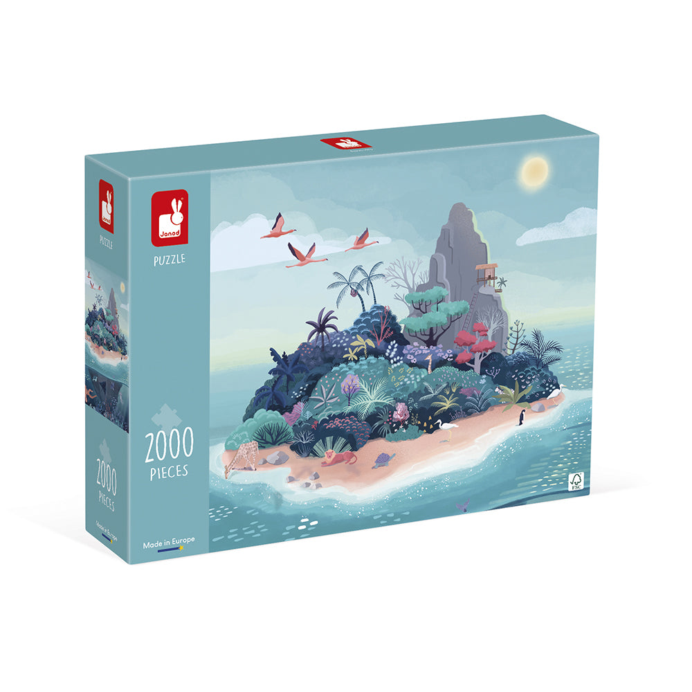Kidult Puzzel - Het Mysterieuze Eiland, Janod