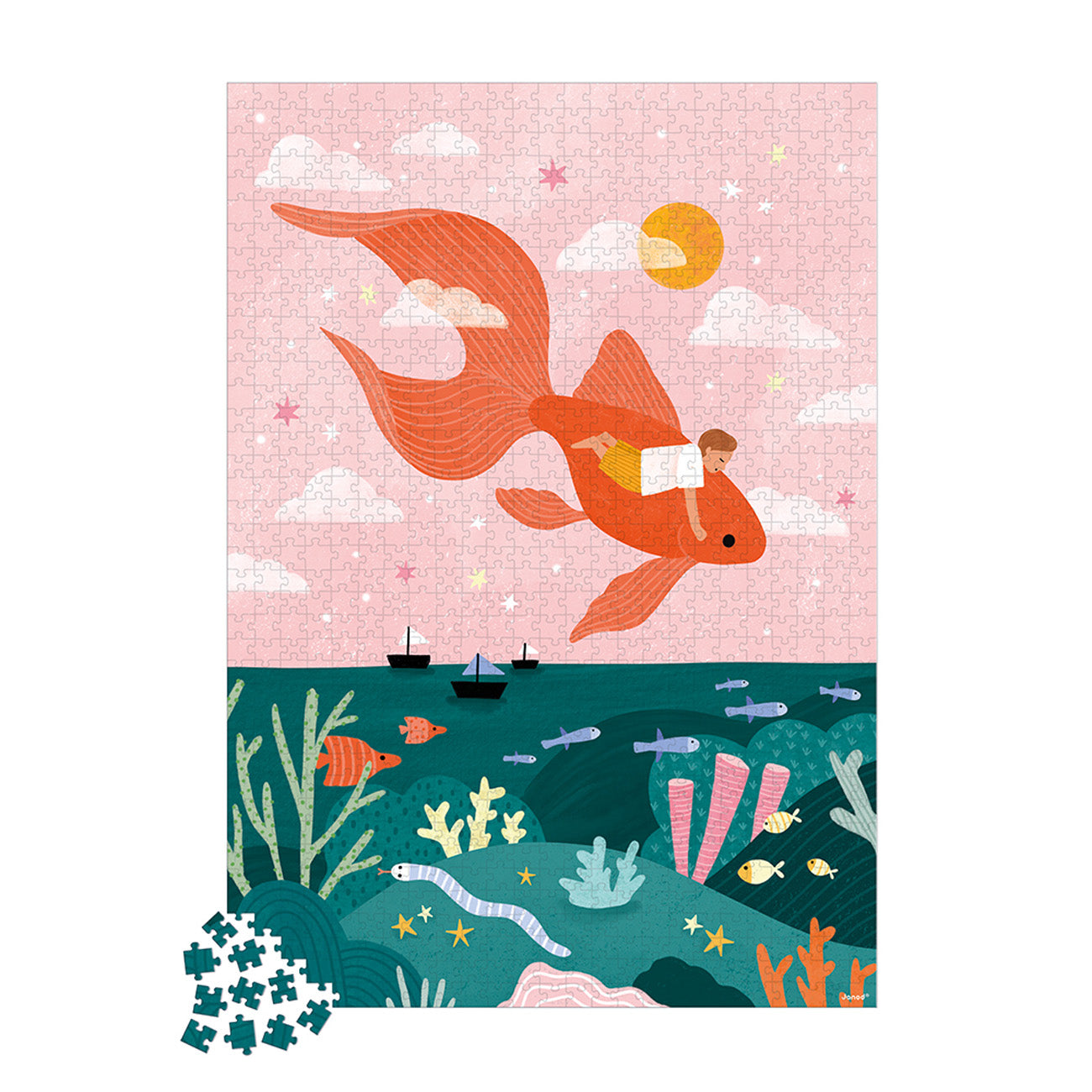 Kidult Puzzel - Droom In Zee, Janod