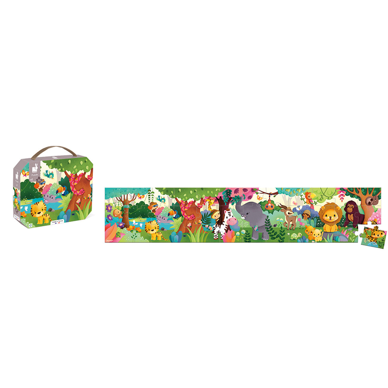 Puzzel - Wilde Dieren, Janod