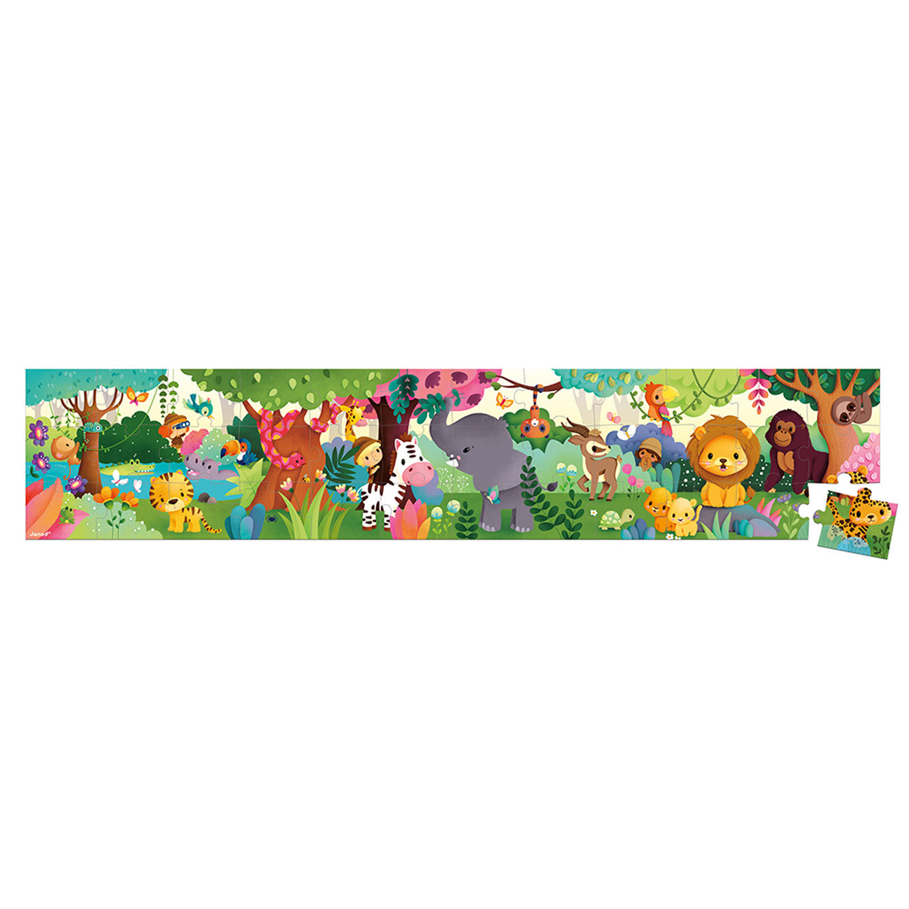 Puzzel - Wilde Dieren, Janod