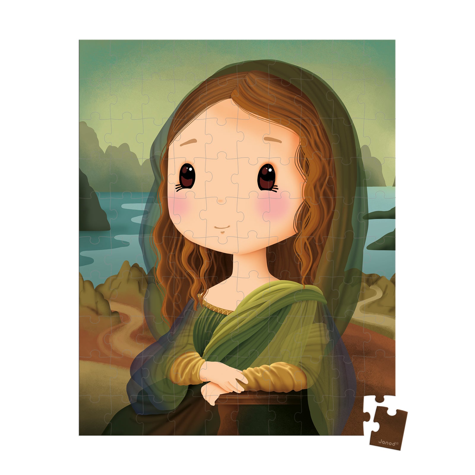 Puzzel - Geïnspireerd Door Leonardo Da Vinci, Janod