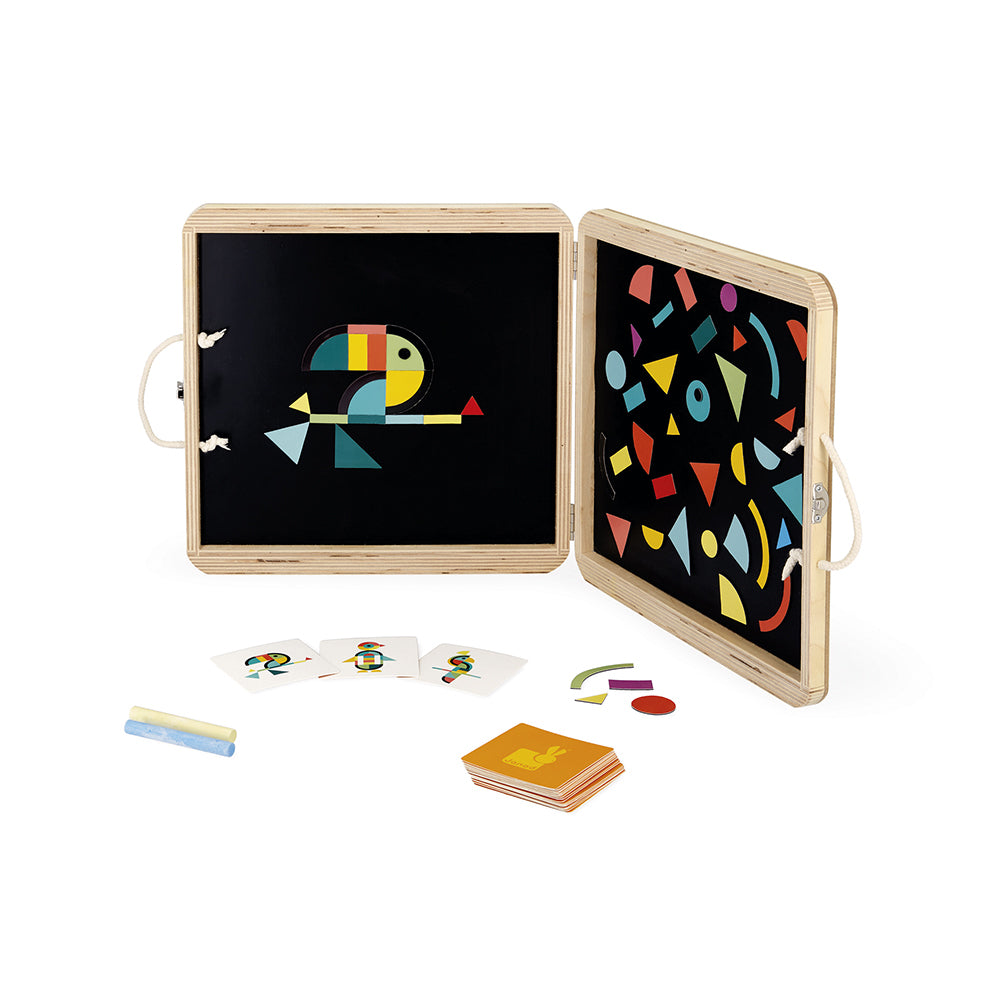 Magnetische Puzzelkoffer - Dieren, Janod
