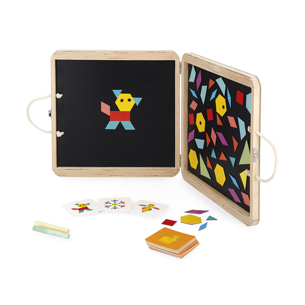 Magnetische Puzzelkoffer - Geometrie, Janod
