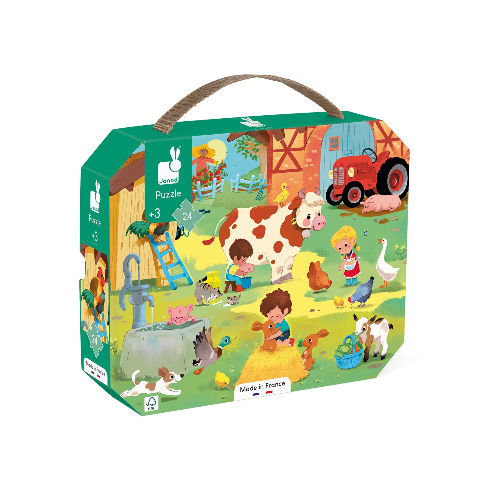 Puzzel - Op De Boerderij, Janod