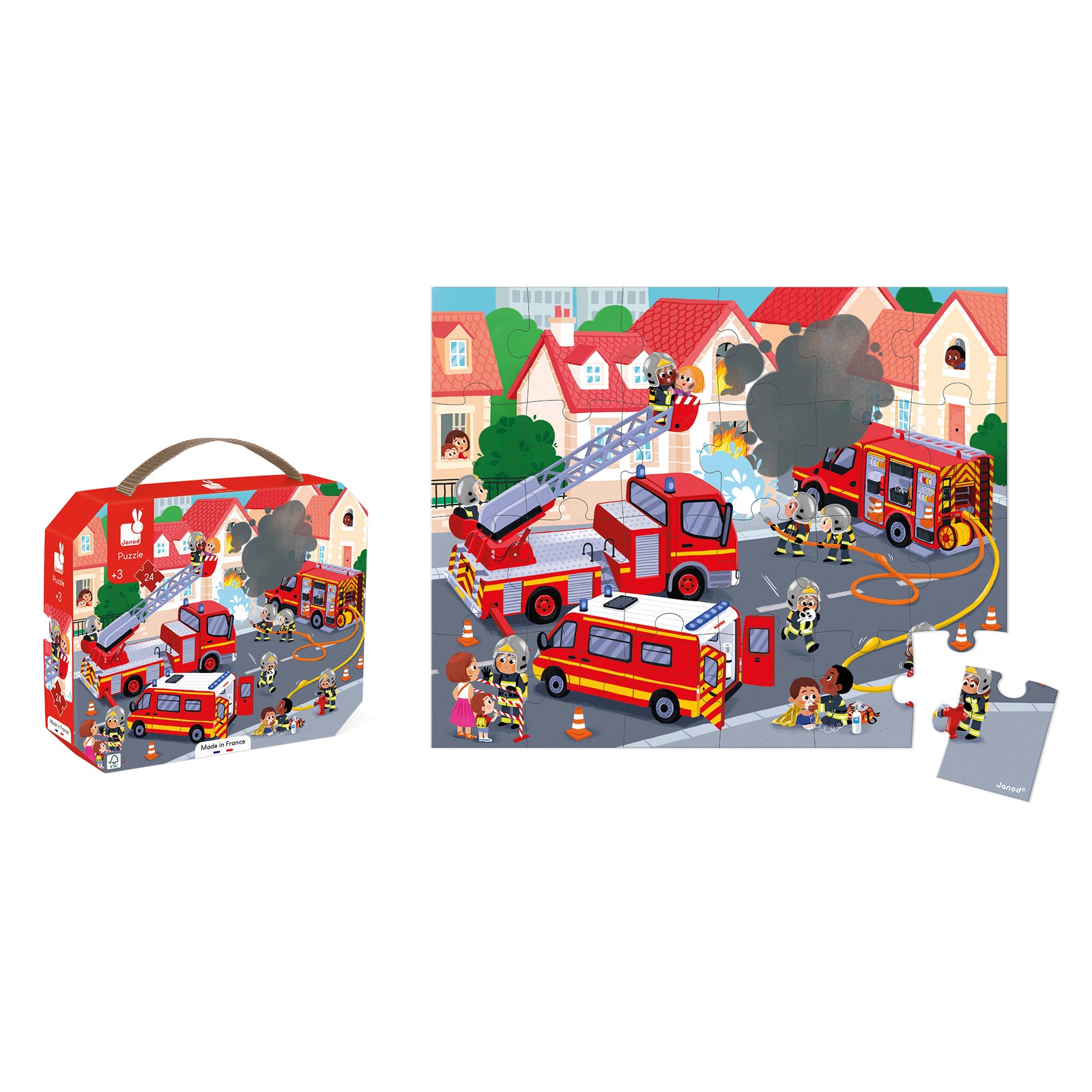 Puzzel - De Brandweer, Janod