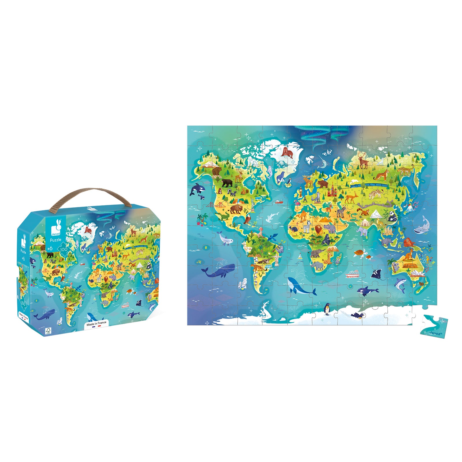 Puzzel - De Wereld, Janod
