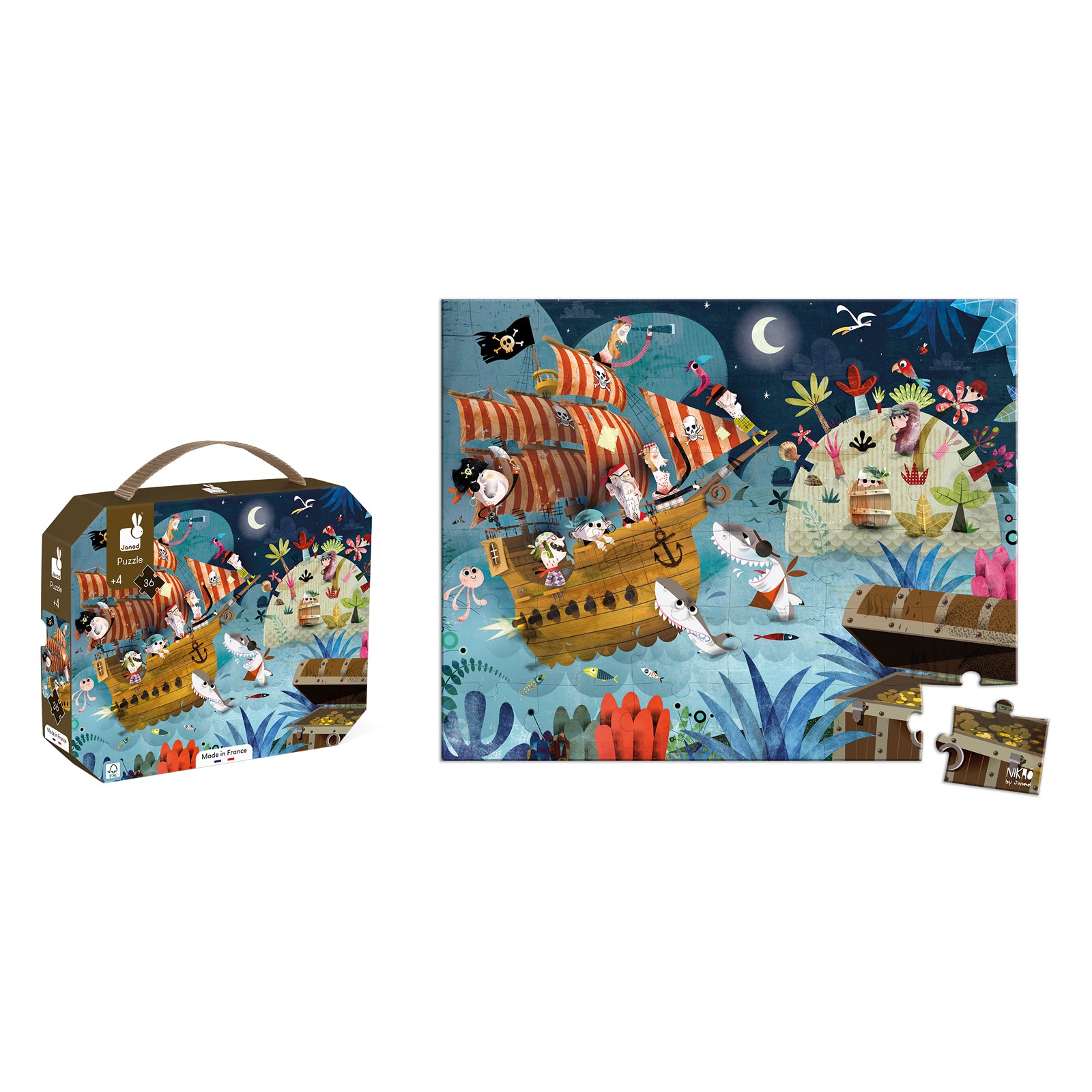 Puzzel - Piraten, Janod