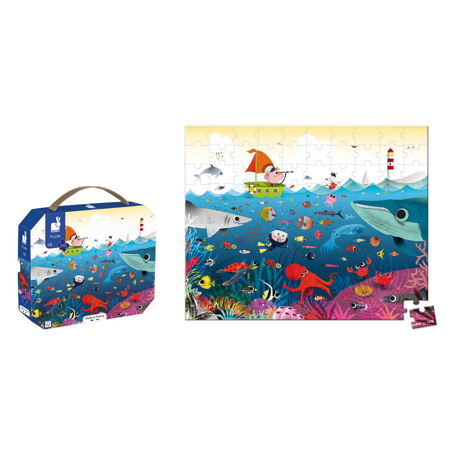 Puzzel - Onderwaterwereld, Janod