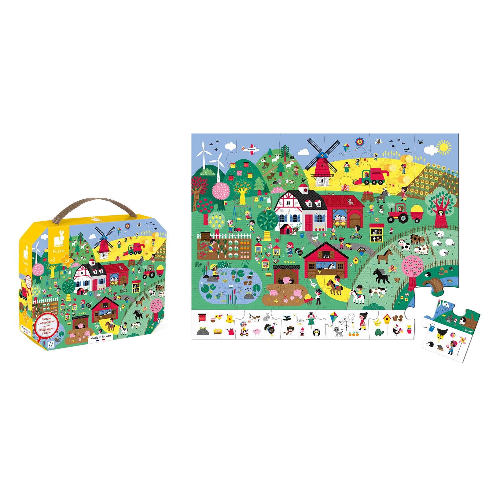 Puzzel - Zoekpuzzel Boerderij, Janod