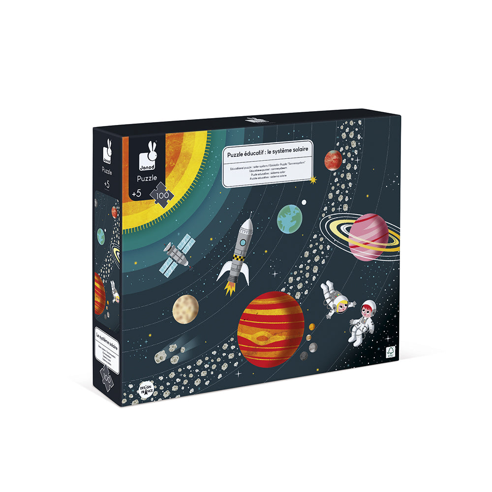 Educatieve Puzzel - Het Zonnestelsel, Janod
